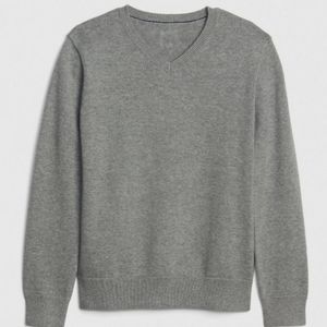 🙂SOLD@MERCARI🙂🆕️ Gap Kids Uniform V-Neck Sweater charcoal gray